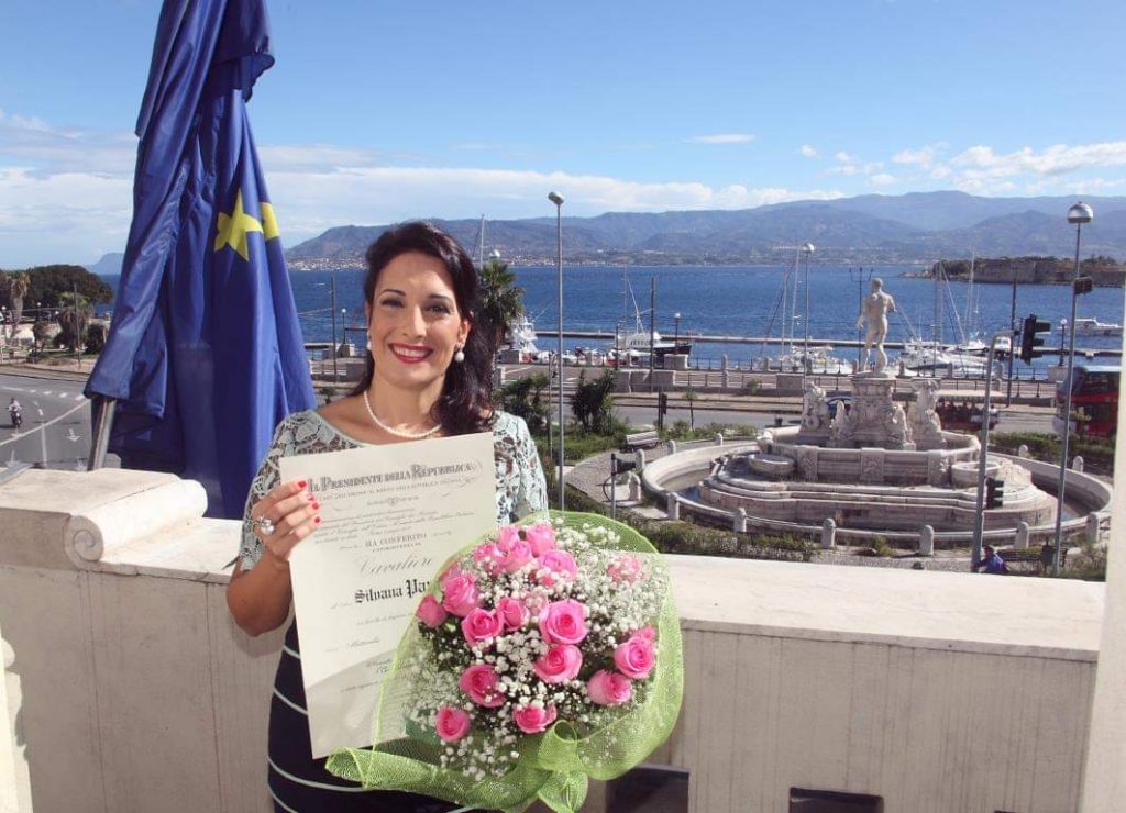 SILVANA PARATORE – Onorificenza di Cavaliere dell’Ordine al merito della Repubblica