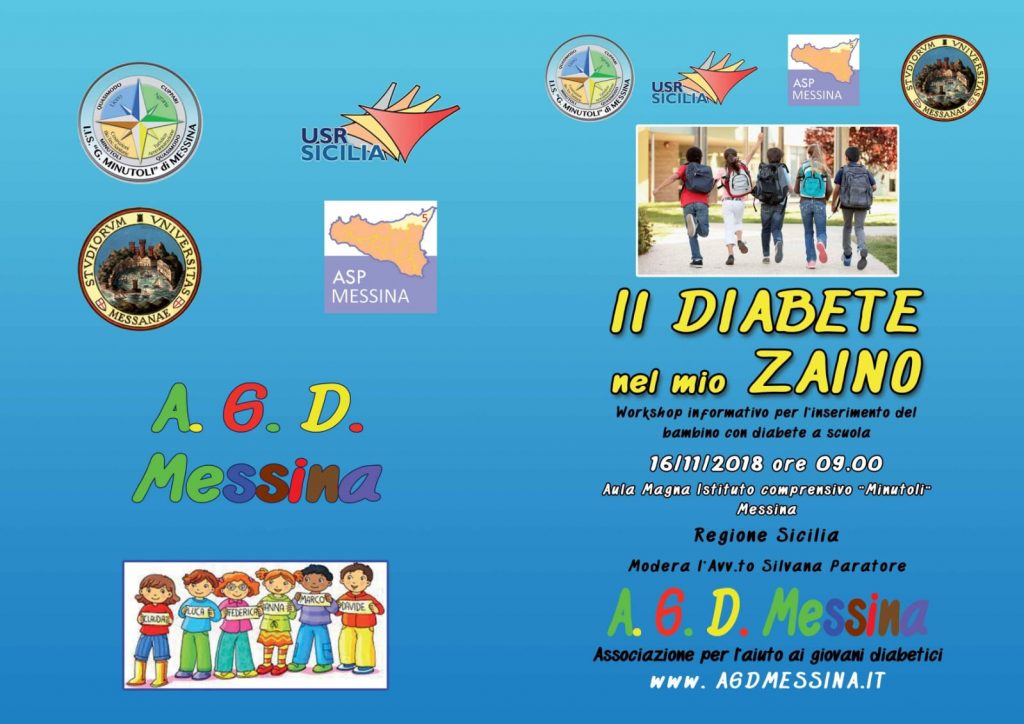 IL DIABETE NEL MIO ZAINO – Evento informativo all’I.I.S. Minutoli