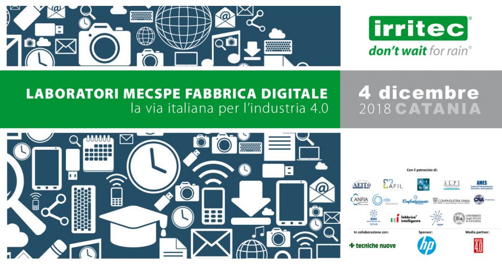 IRRITEC – La case history della digitalizzazione di Irritec nell’era del 4.0 ai Laboratori MECSPE