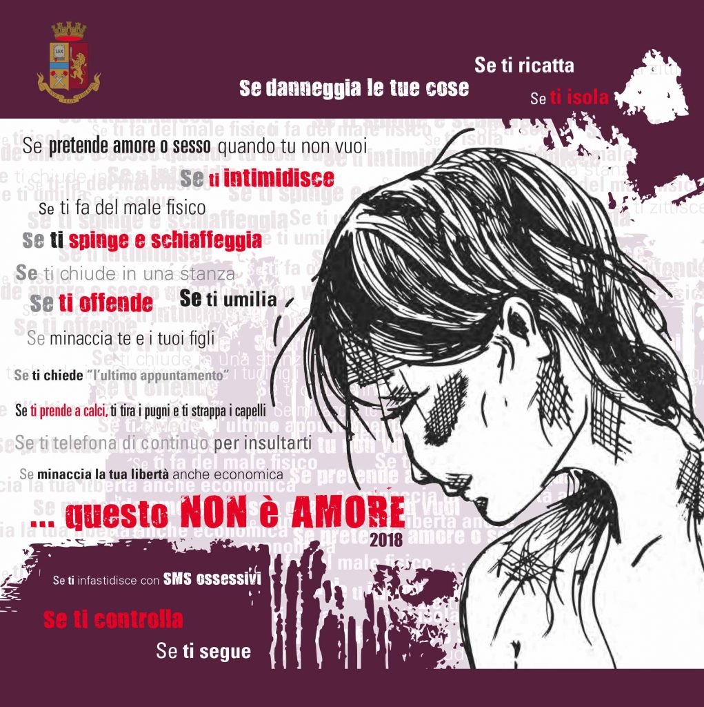 QUESTO NON È AMORE – La Questura di Messina ritorna con la sua campagna di sensibilizzazione contro la violenza sulle donne