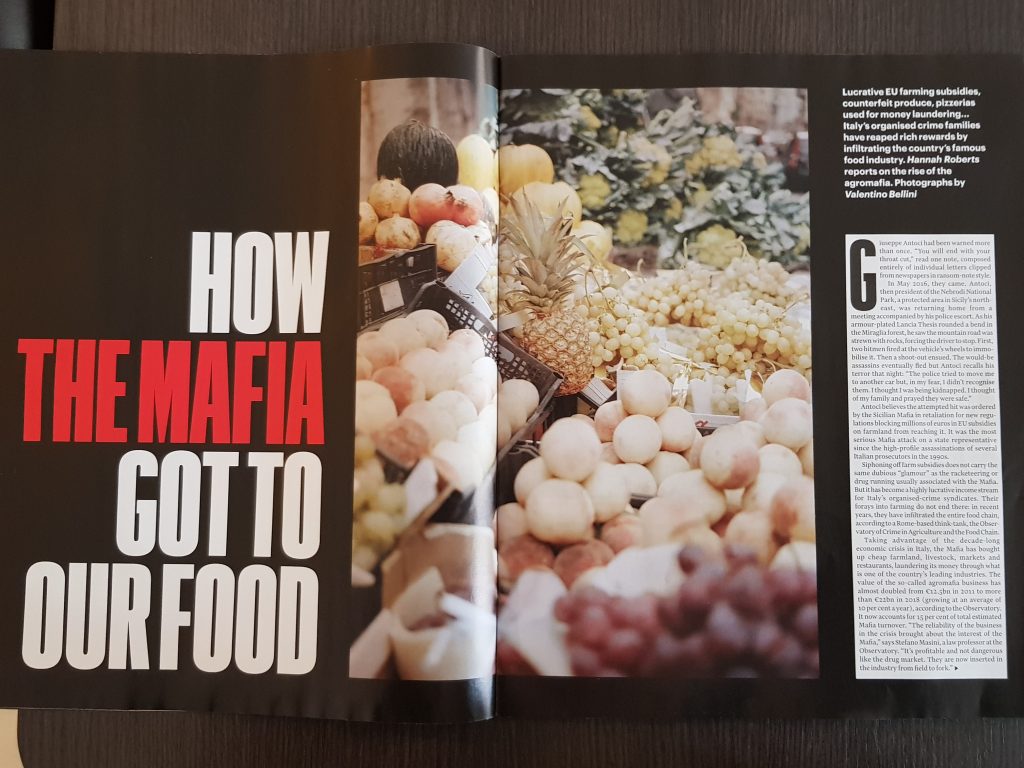 BATTAGLIE ALL’ECOMAFIA DEI NEBRODI – Ne parla il Financial Times, e dedicata la copertina del magazine all’azione di Giuseppe Antoci