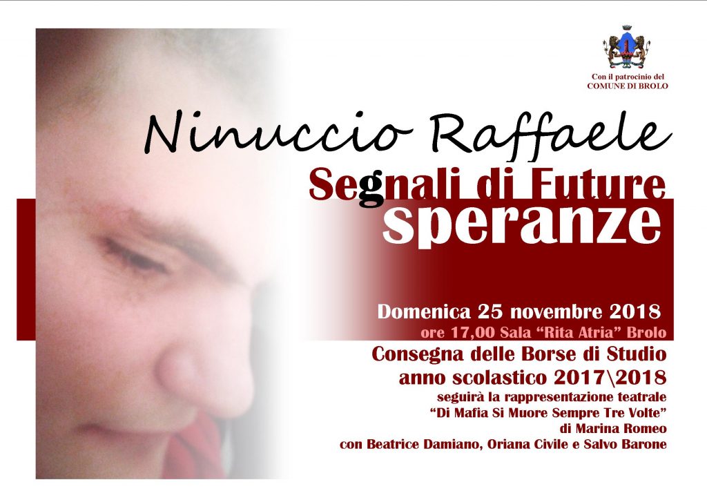 “NINUCCIO RAFFAELE” – Segnali di Future Speranze