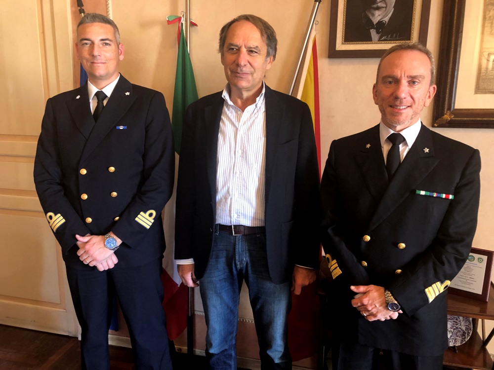 SANT’AGATA MILITELLO – Visita al comune del comandante della Capitaneria di Porto di Milazzo