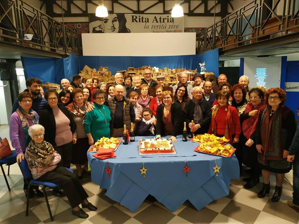 LA FESTA – Over 65 “Perche’ Natale… e’ stare insieme”. Ieri a Brolo