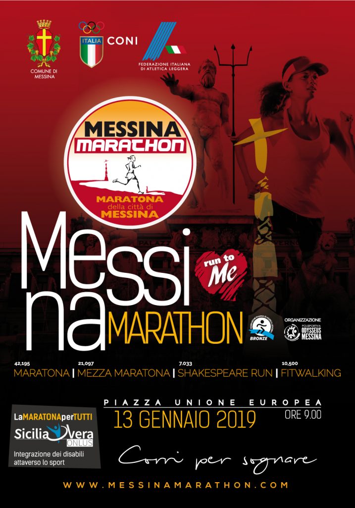 MESSINA MARATHON – Scattato il conto alla rovescia per l’edizione 2019