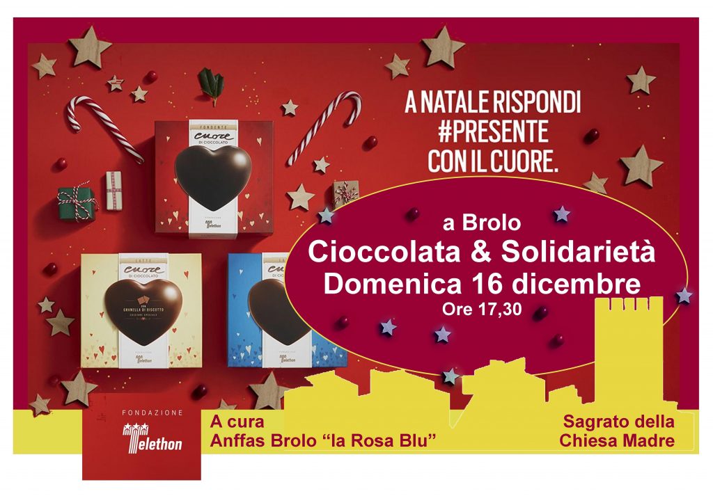IL CUORE DI BROLO – Domenica batterà, ancora un volta, forte per Telethon