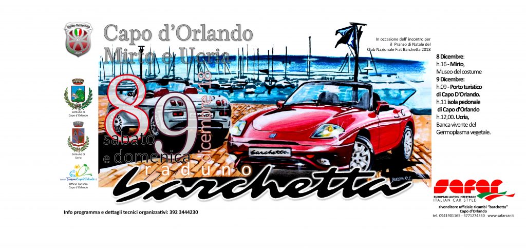 FIAT BARCHETTA DAY – Da oggi sui Nebrodi, tra Ucria, Mirto e Capo d’Orlando