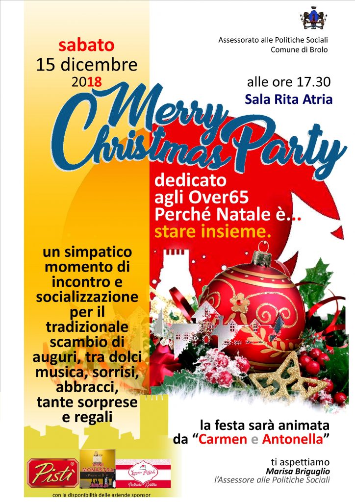 BROLO – Anche quest’anno la festa natalizia per gli “Over65”