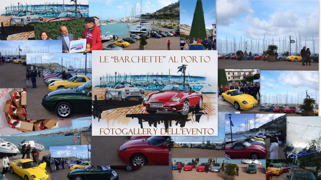 “BARCHETTE” AL PORTO – La fotogallery del raduno della mitica spider della Fiat tra Capo d’Orlando, Mirto e Ucria