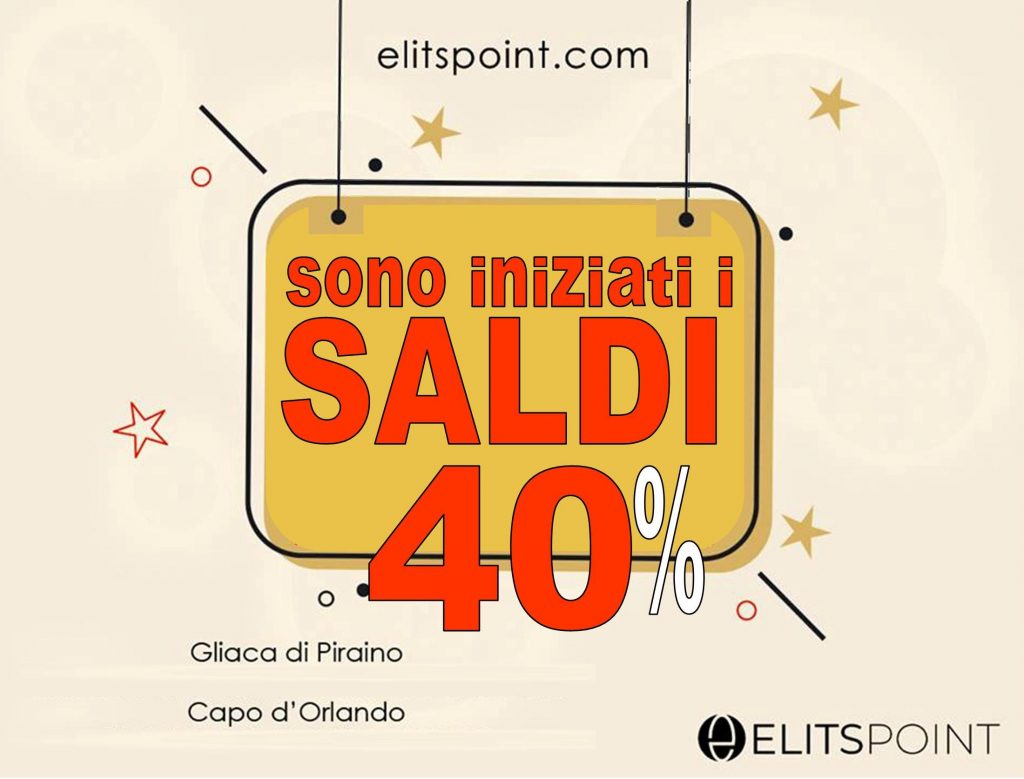SPOT SALDI – Sono iniziati quelli di Elits a Gliaca di Piraino e Capo d’Orlando