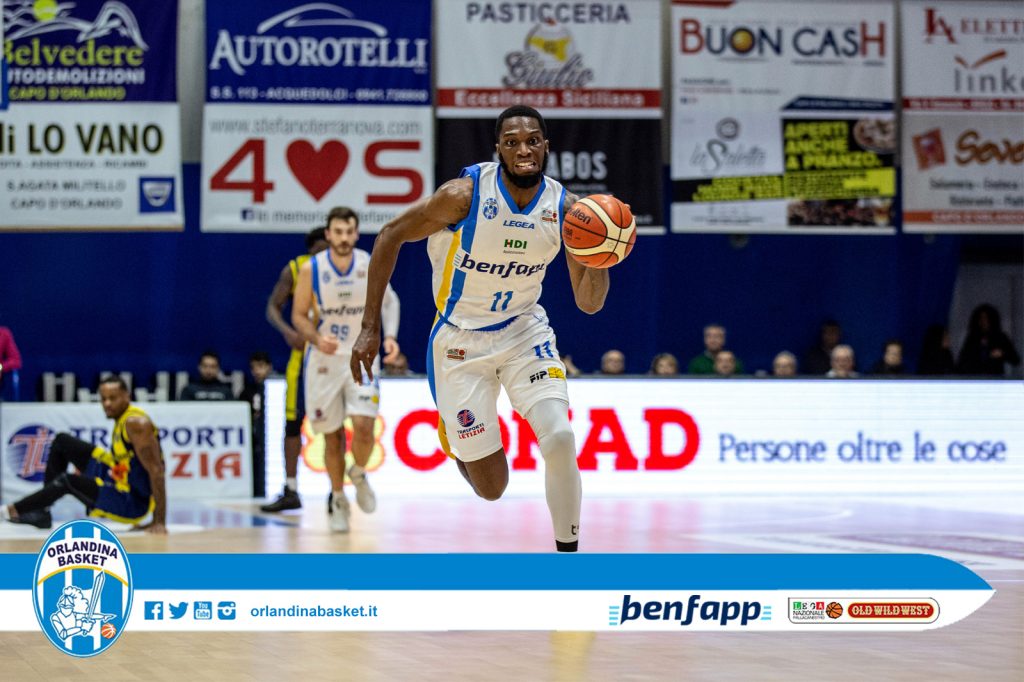 BASKET – Orlandina, Jordan Parks squalificato per 2 giornate