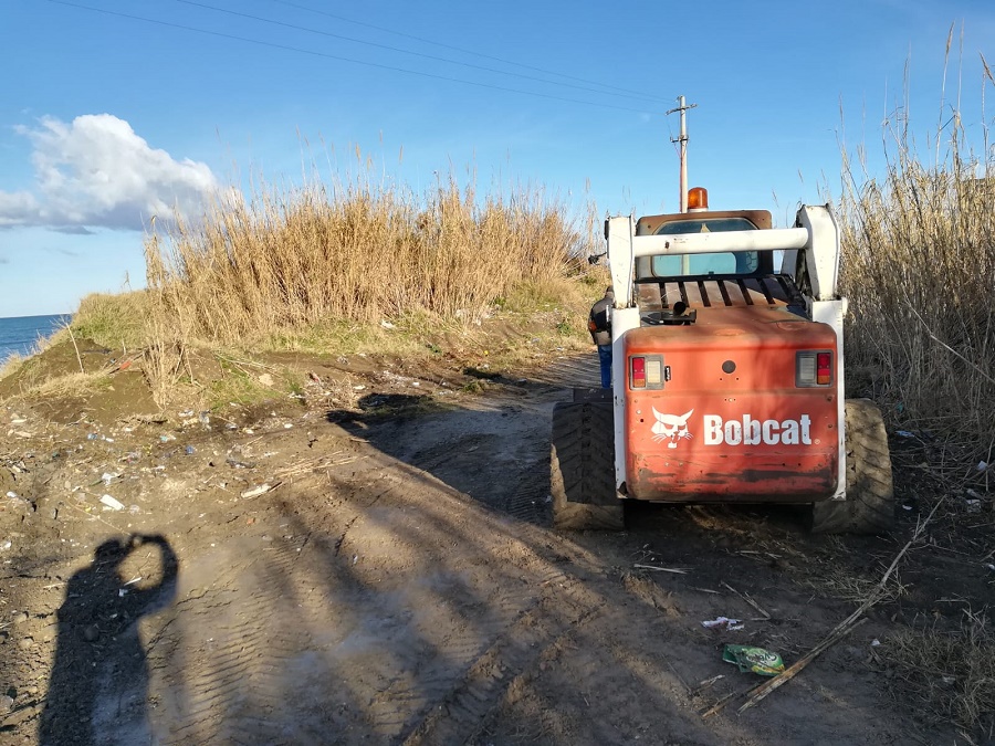 CAPO D’ORLANDO – Bonificata la piccola discarica abusiva di Tavola Grande