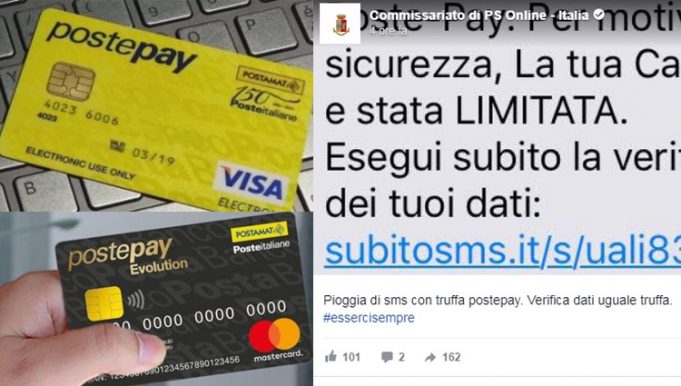 TRUFFE TELEMATICHE – Quella della PostePay. Allarme della Polizia