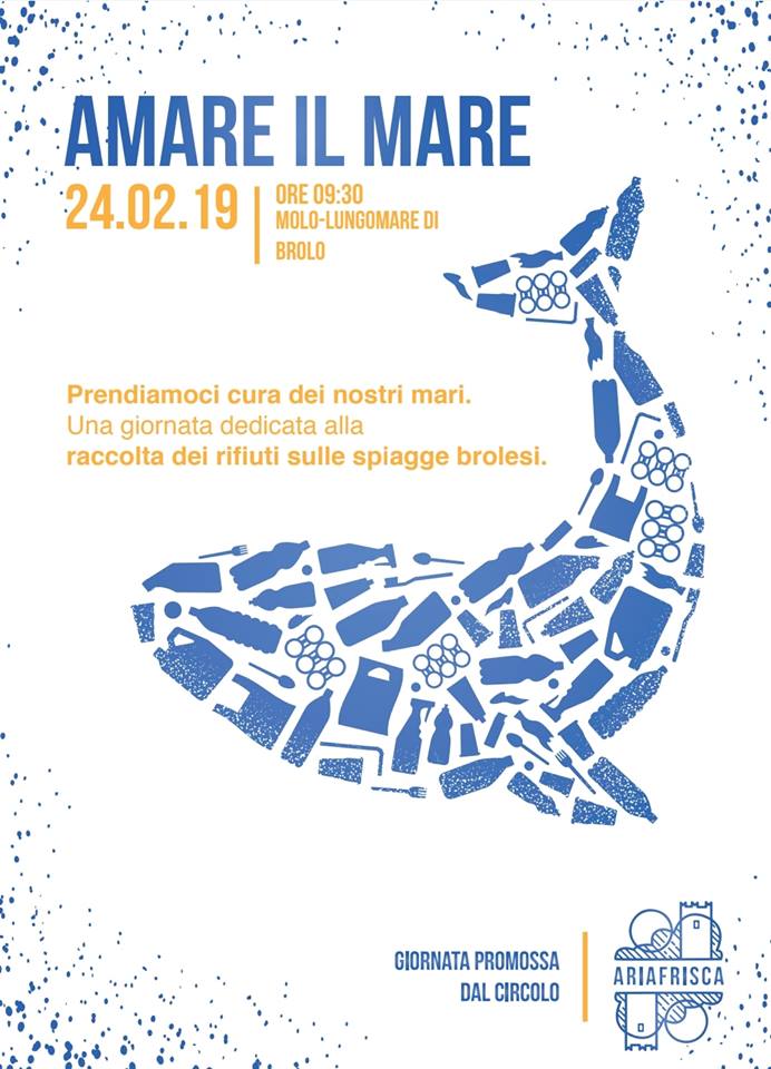 AMARE IL MARE – Domenica a Brolo la seconda giornata ecologica organizzata da “Aria Fisca”