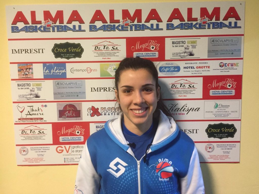 BASKET – Ilaria Ingrassia si aggrega all’Alma Basket Patti in vista dei play off