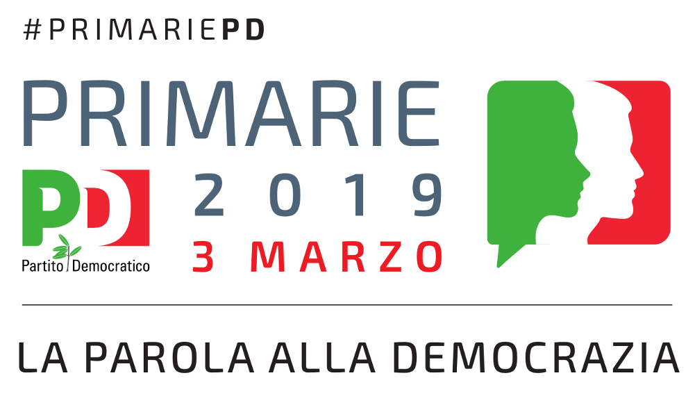 PARTITO DEMOCRATICO – Domenica 3 marzo le Primarie 2019