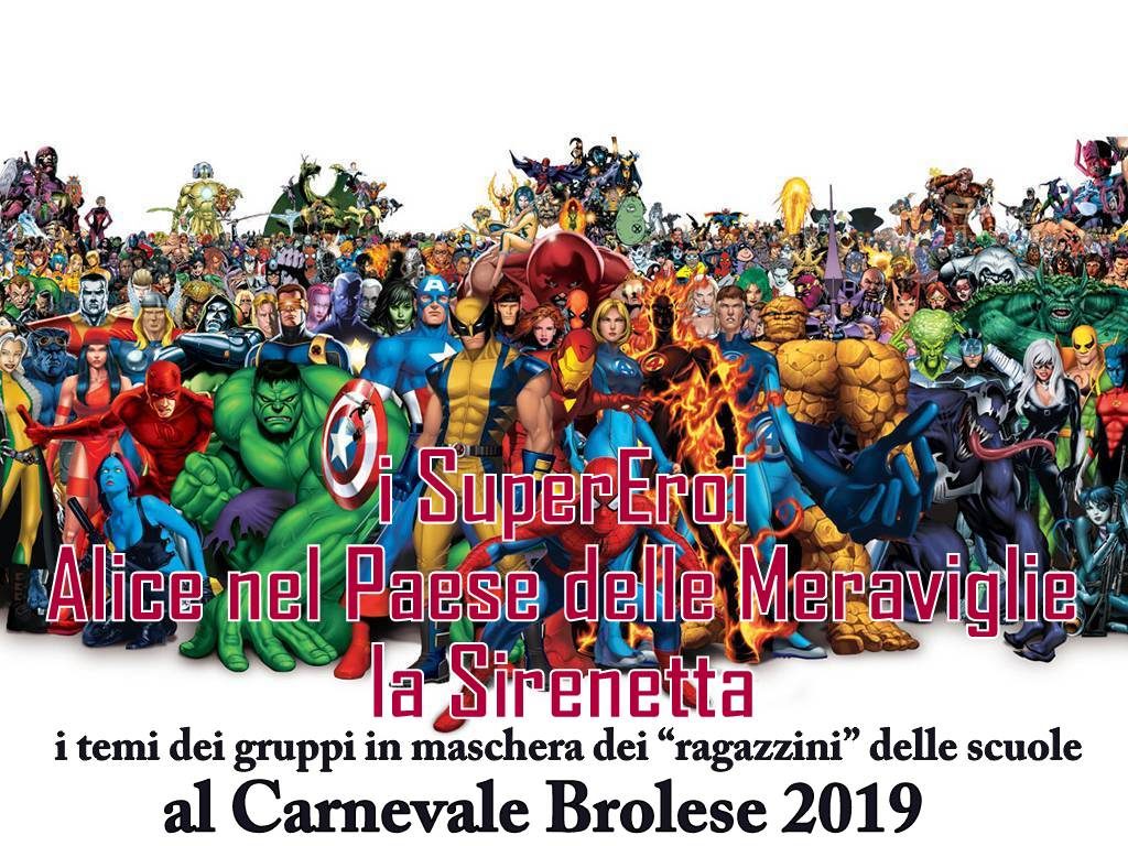 CARNEVALE BROLESE 2019 – Ecco i gruppi dei ragazzini delle scuole