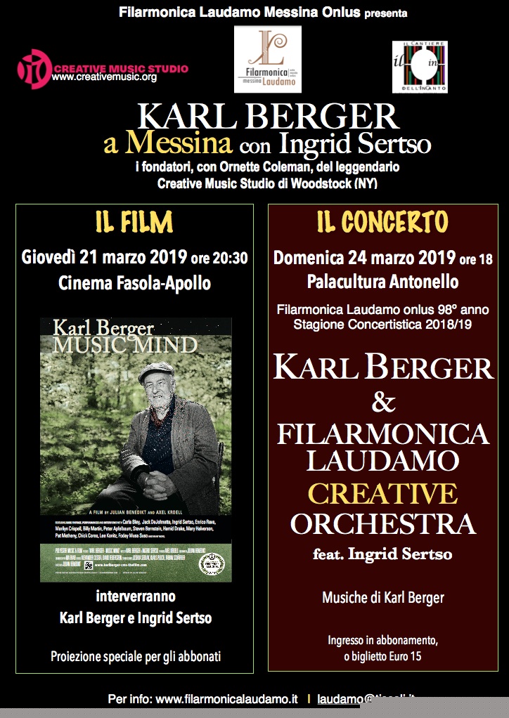 FILARMONICA LAUDAMO – Karl Berger & Filarmonica Laudamo Creative Orchestra feat. Ingrid Sertso