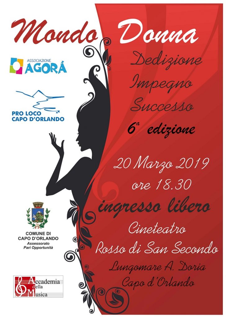 CAPO D’ORLANDO – Mercoledì 20 aprile la sesta edizione di “Mondo Donna”