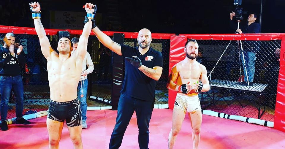 CHE VITTORIA! – E siamo  tre. Giuseppe Ruggeri vince per tko