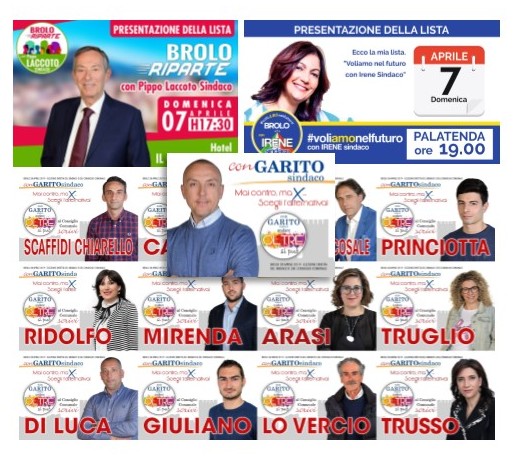 DOMANI – A Brolo Laccoto e Ricciardello, presentano, quasi in contemporanea le liste. I “Volti” di quella di Salvo Garito
