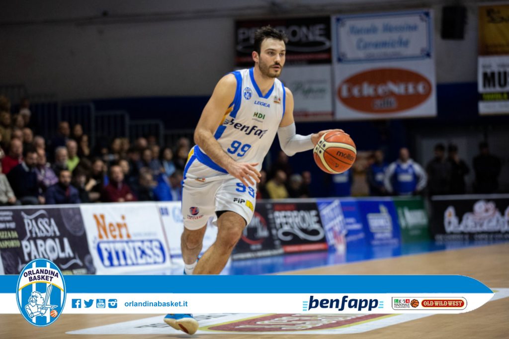 BASKET – Benfapp Capo d’Orlando, rottura del legamento crociato per Jacopo Lucarelli