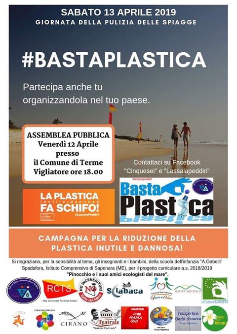 BASTA PLASTICA! – Giornata dedicata alla pulizia delle spiagge siciliane