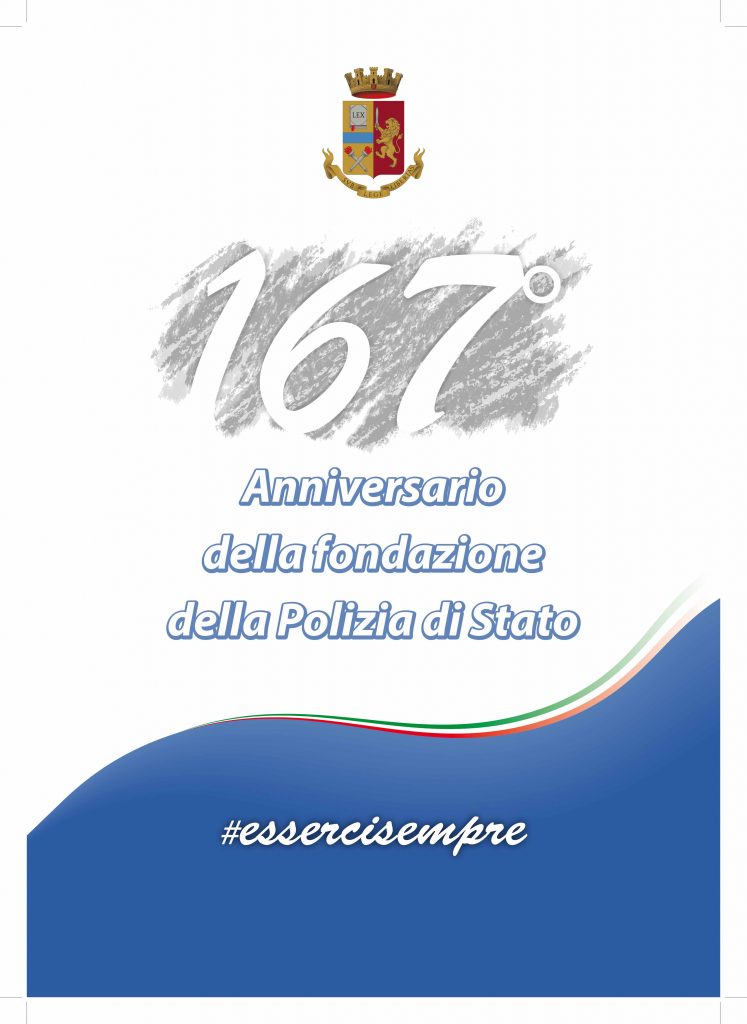 POLIZIA DI STATO – Tutto pronto per il 167° Anniversario della fondazione
