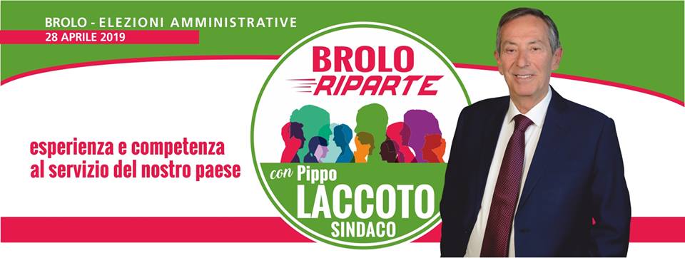 ELETTORALMENTE PARLANDO – ‘Brolo riparte con Pippo Laccoto’ depositata la lista