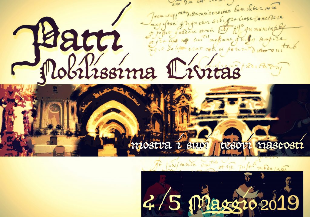NOBILISSIMA CIVITAS – Patti mostra i suoi segreti. 4 e 5 maggio… città aperta