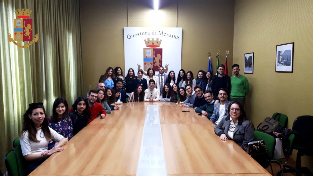 FORMAZIONE – La Questura di Messina apre le porte dei propri uffici agli studenti del locale ateneo universitario