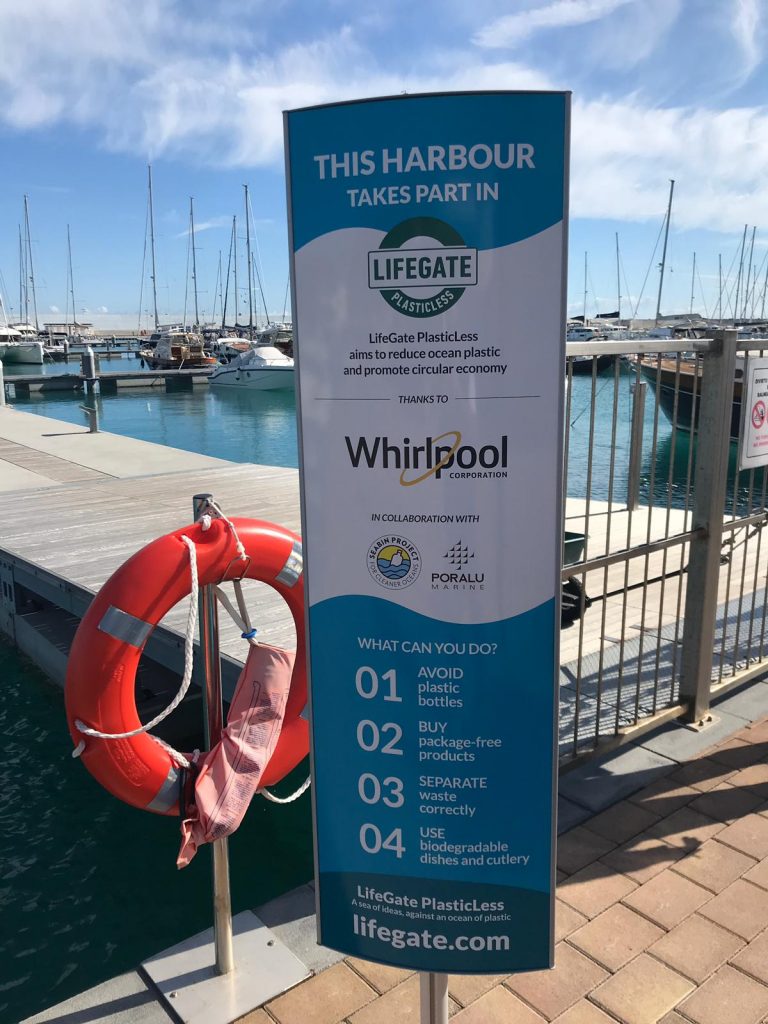 CAPO D’ORLANDO MARINA – Arriva il primo seabin per la raccolta dei rifiuti dispersi in acqua