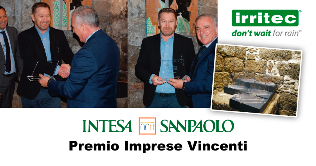 IMPRESE VINCENTI – Irritec premiata da Intesa San Paolo