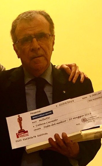 CARMELO CATENA – Premiato tra le  eccellenze della sanità messinese
