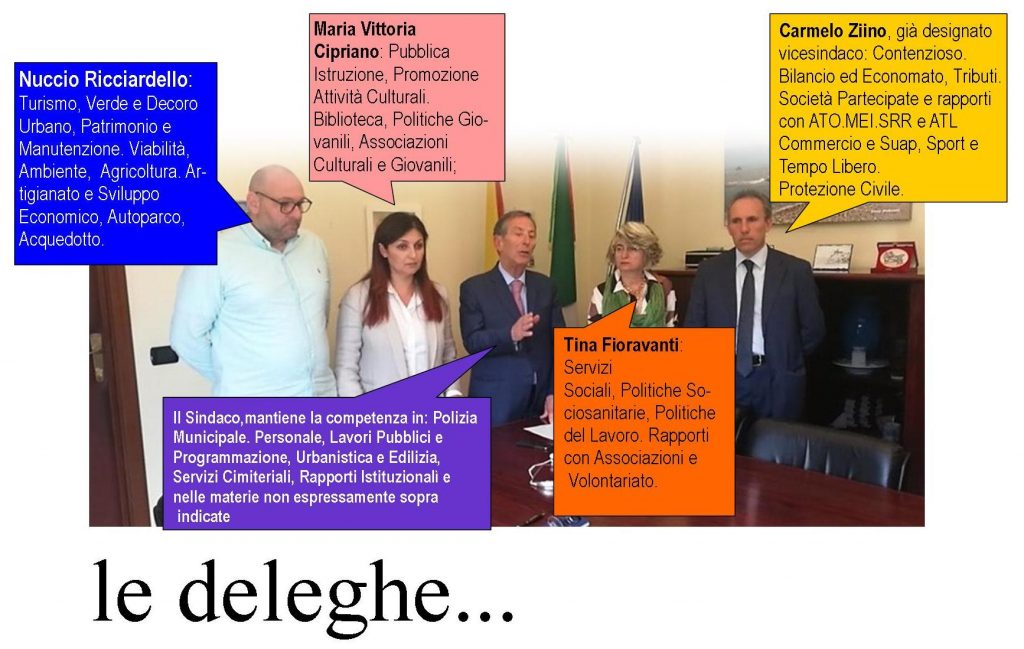 DELEGHE ASSEGNATE – A Brolo nel pomeriggio Laccoto ne parla alla stampa