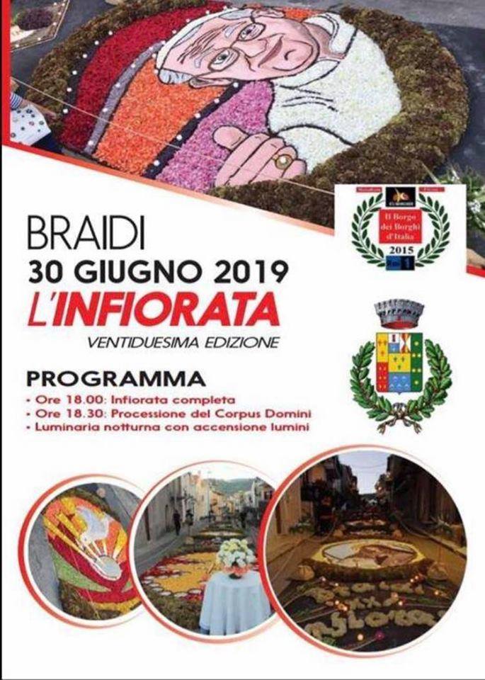 MONTALBANO ELICONA – Domenica la suggestiva infiorata di Braidi