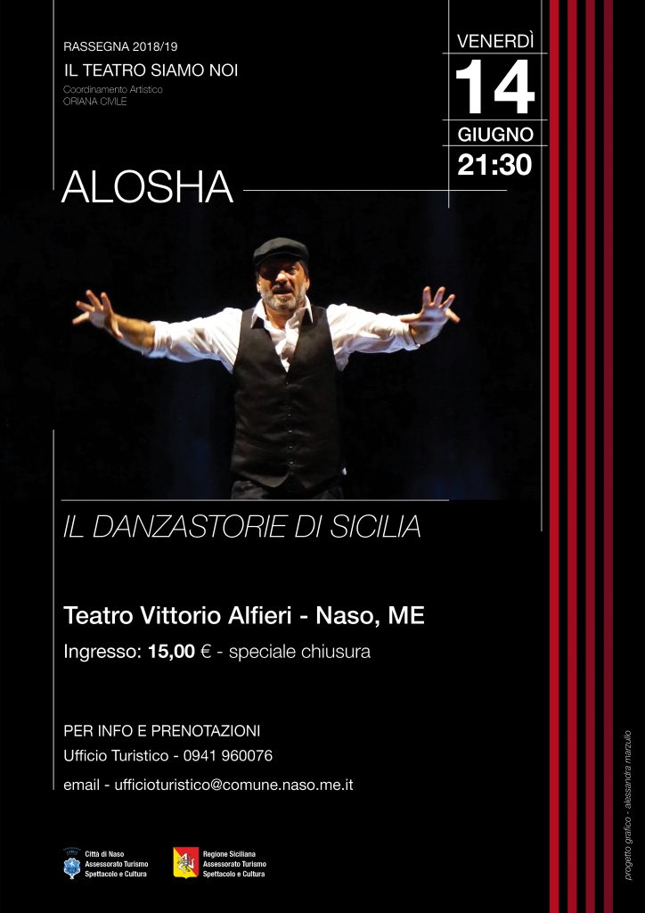 NASO – Alosha, il danzastorie di Sicilia, chiude “Il teatro siamo noi”