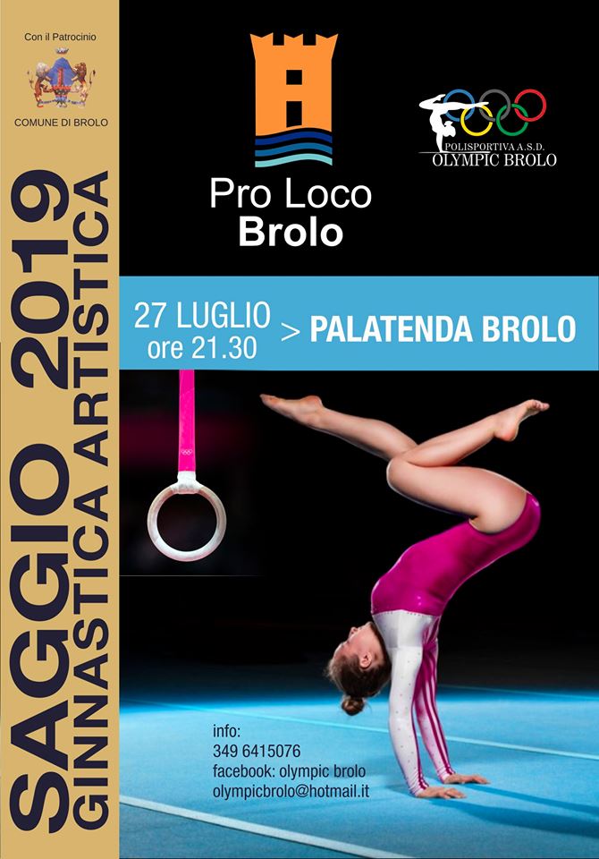 OLYMPIC BROLO – Questa sera al palatenda molto più di un saggio artistico