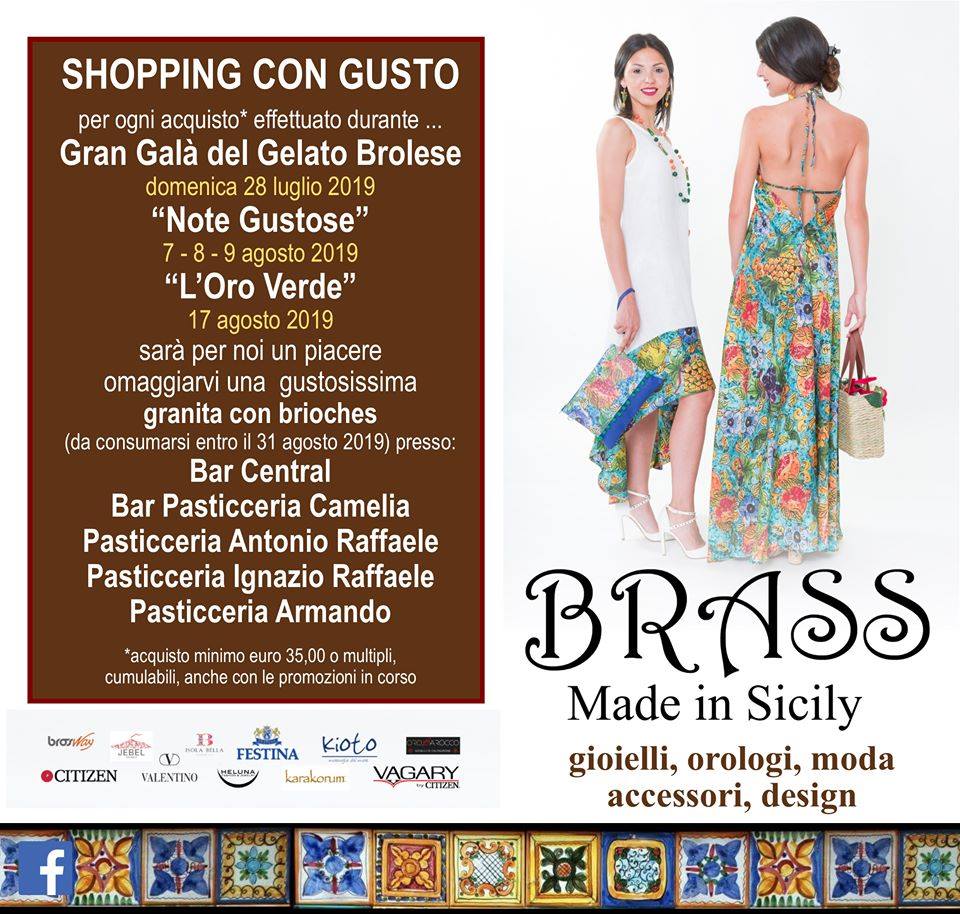 SHOPPING CON GUSTO – Le novità per il Gran Galà del Gelato brolese da Brass