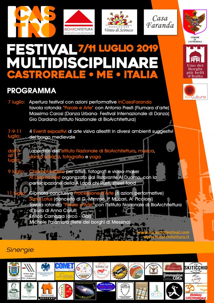 ARCHITETTI – Al via domani InCastroFestival, tra i relatori Antonio Presti