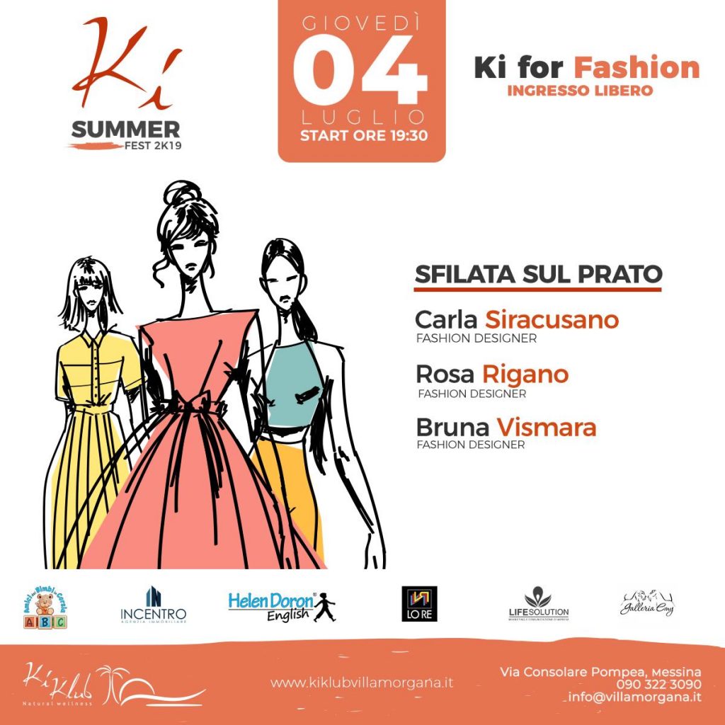 KI SUMMER FEST – Secondo appuntamento della rassegna: spazio alla Moda e alla Musica con Ki for Music
