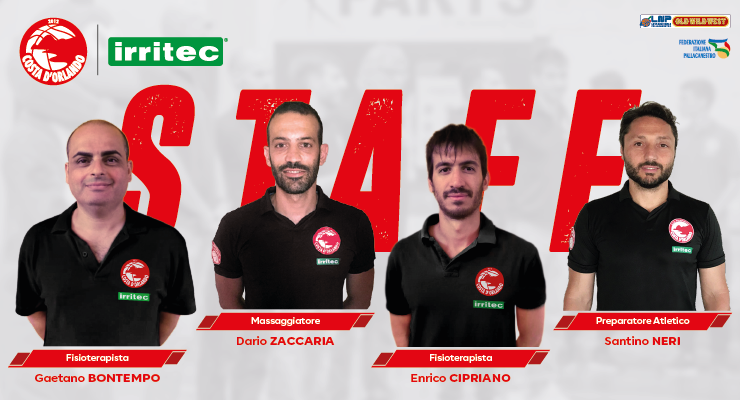 IRRITEC CAPO D’ORLANDO – Confermato lo staff