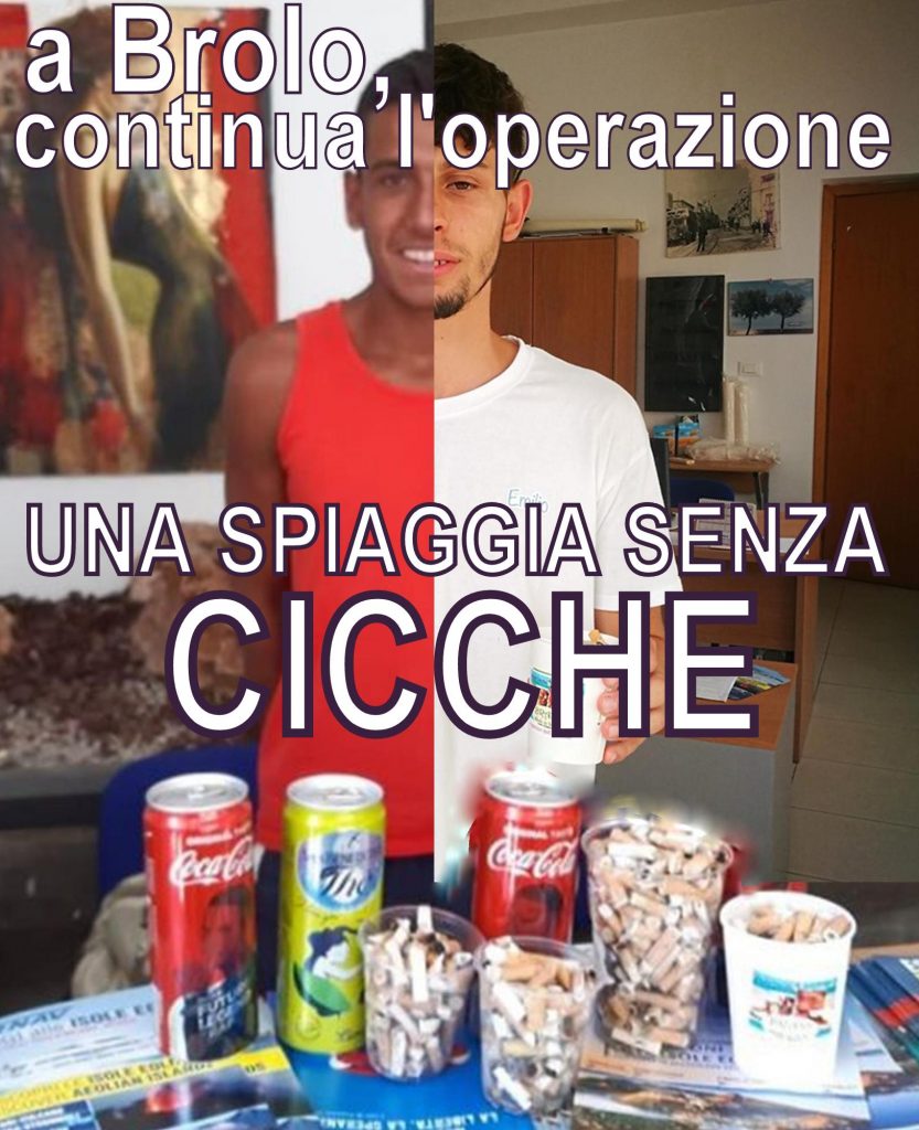 CICCHE IN SPIAGGIA – No Grazie!. L’iniziativa brolese diventa virale