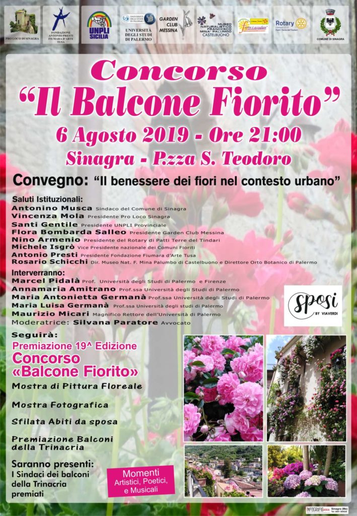 SINAGRA – Premiazione concorso “Balcone fiorito”