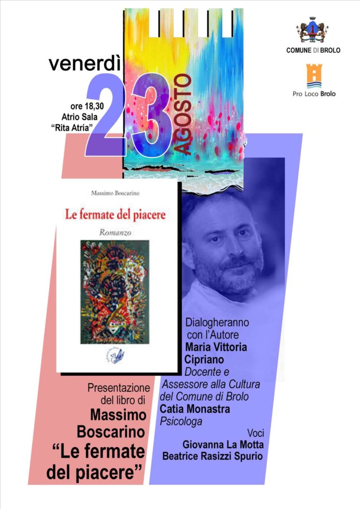 LIBRI D’ESTATE – Domani alla Multimediale di Brolo “Le Fermate del Piacere”