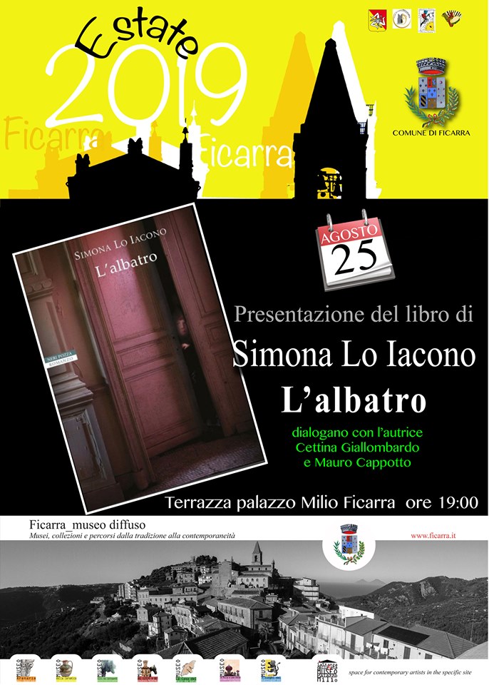APPUNTAMENTI CON L’AUTORE – A Ficarra il 25 agosto Simona Lo Iacono