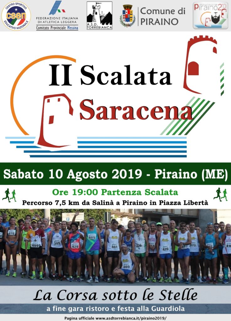 PODISMO – Il 10 agosto a Piraino “La Scalata Saracena”