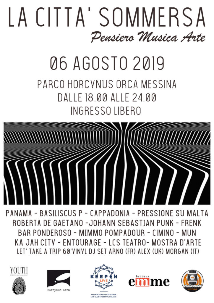 LA CITTA’ SOMMERSA – Il 6 agosto al Parco Horcynus Orca la rassegna di Pensiero, musica e arte
