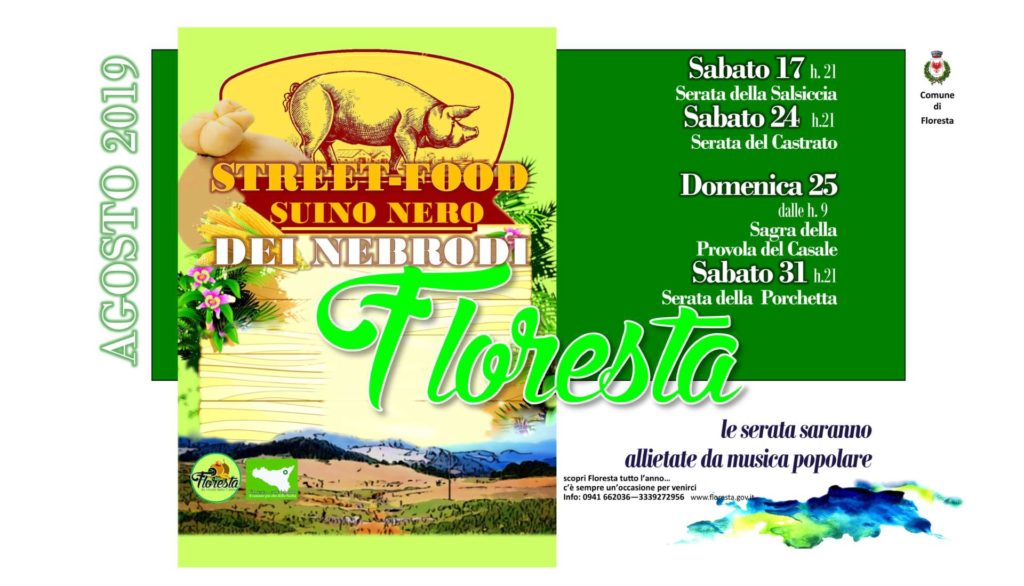 “AGOSTO DA GUSTARE” – A Floresta buona la prima dei quattro appuntamenti estivi dedicato al Suino Nero dei Nebrodi