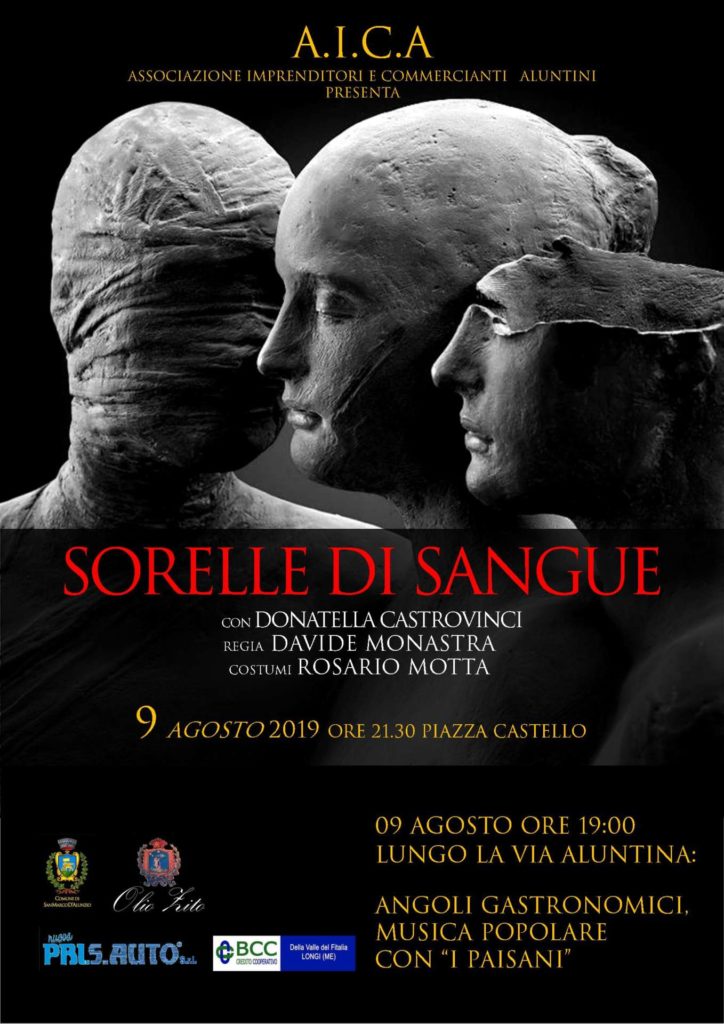 SAN MARCO D’ALUNZIO – In scena Donatella Castrovinci con ‘Sorelle di sangue’